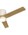 CERAMICA M * PLAFÓN / VENTILADOR - CERÁMICA BLANCA + MADERA